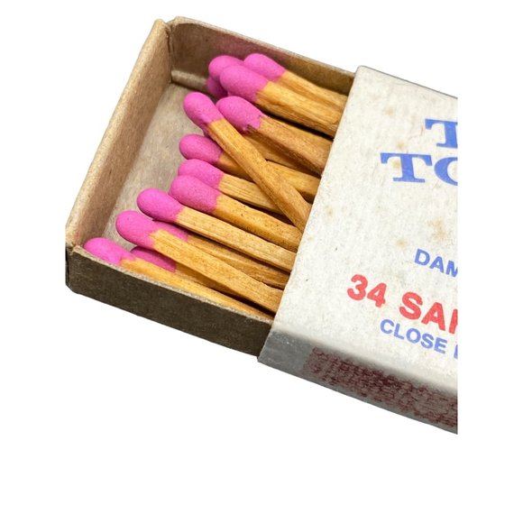 Vintage Three Torches Damp Proof Matches Matchbox - Picture 2 of 12